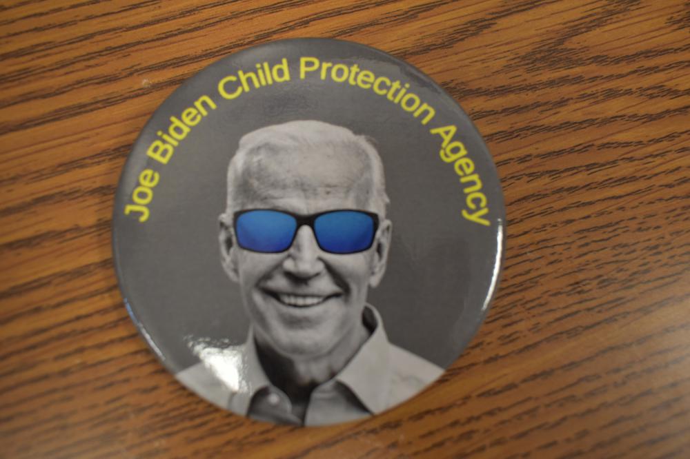 Joe Biden Child Protection Agency Button