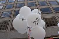 Balloon Launch by Public Advocate featuring Trump Balloons #Trump #TrumpAcceptanceSpeech #RNC #TrumpBalloon  