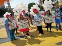 Balloon Launch by Public Advocate featuring Trump Balloons #Trump #TrumpAcceptanceSpeech #RNC #TrumpBalloon  