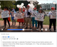 LMNOP & Pro-Trump Presentation featured in video by the WUSA 9 Trump #TrumpAcceptanceSpeech #RNC #TrumpBalloon