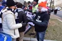 Joe Brandon, Oh I mean, Biden handing out "Wuhan Woke Poke" pens at the March for Life.