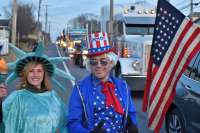 Lady Liberty welcomed truckers at their pitstop at the Hagerstown Speedway, in Maryland on their way to Washington, D.C. to circle the beltway. 
#ConvoytoDC2022 #freedomconvoy #mandatefreedom #convoyDC #ThePeoplesConvoy2022 #AmericanTruckers  
#FreedomConvoy #TruckersForFreedom #LMNOP #ConvoyForFreedom2022